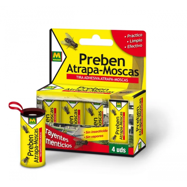 tiras-atrapa-moscas-preben-4-uds