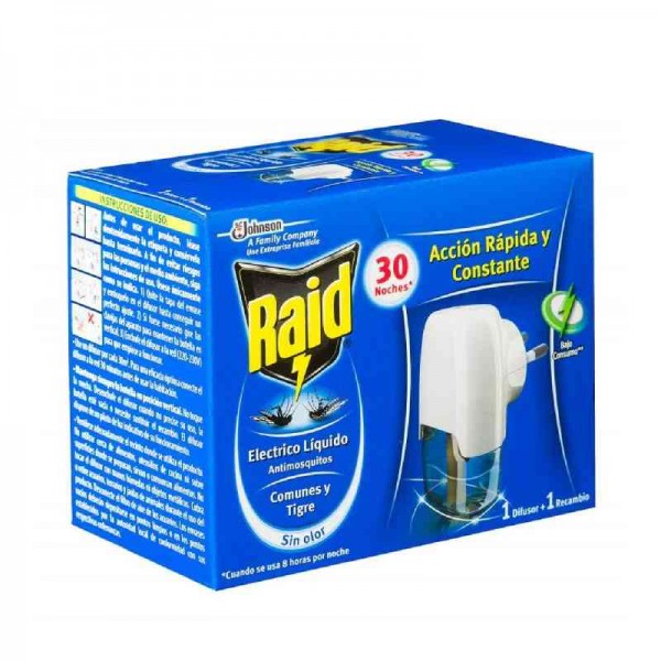 raid-mosquitos-eléctrico-aparato