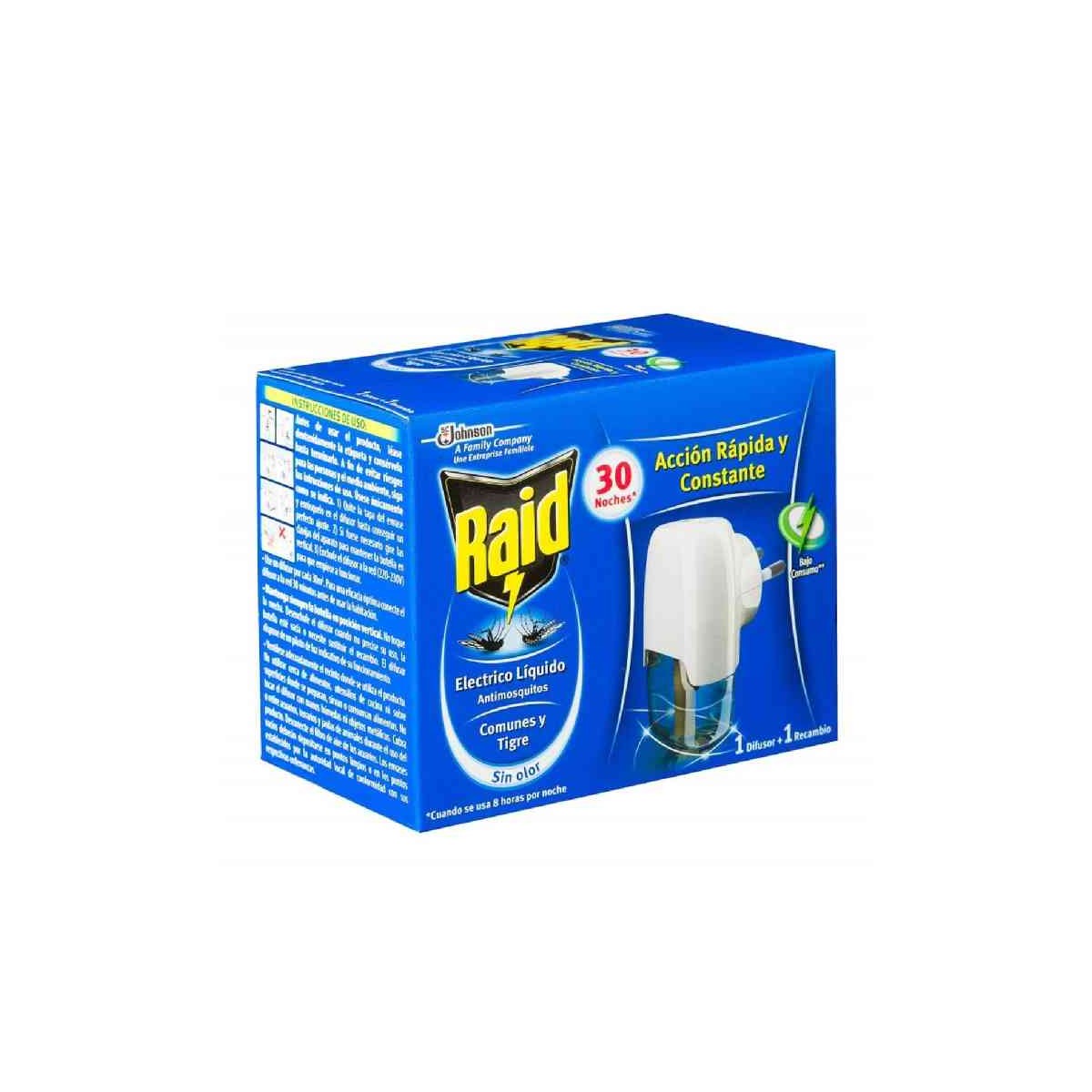 raid-mosquitos-eléctrico-aparato