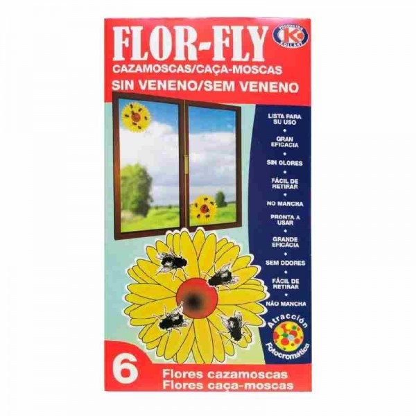 cazamoscas-sin-veneno-flor-fly-6-uds
