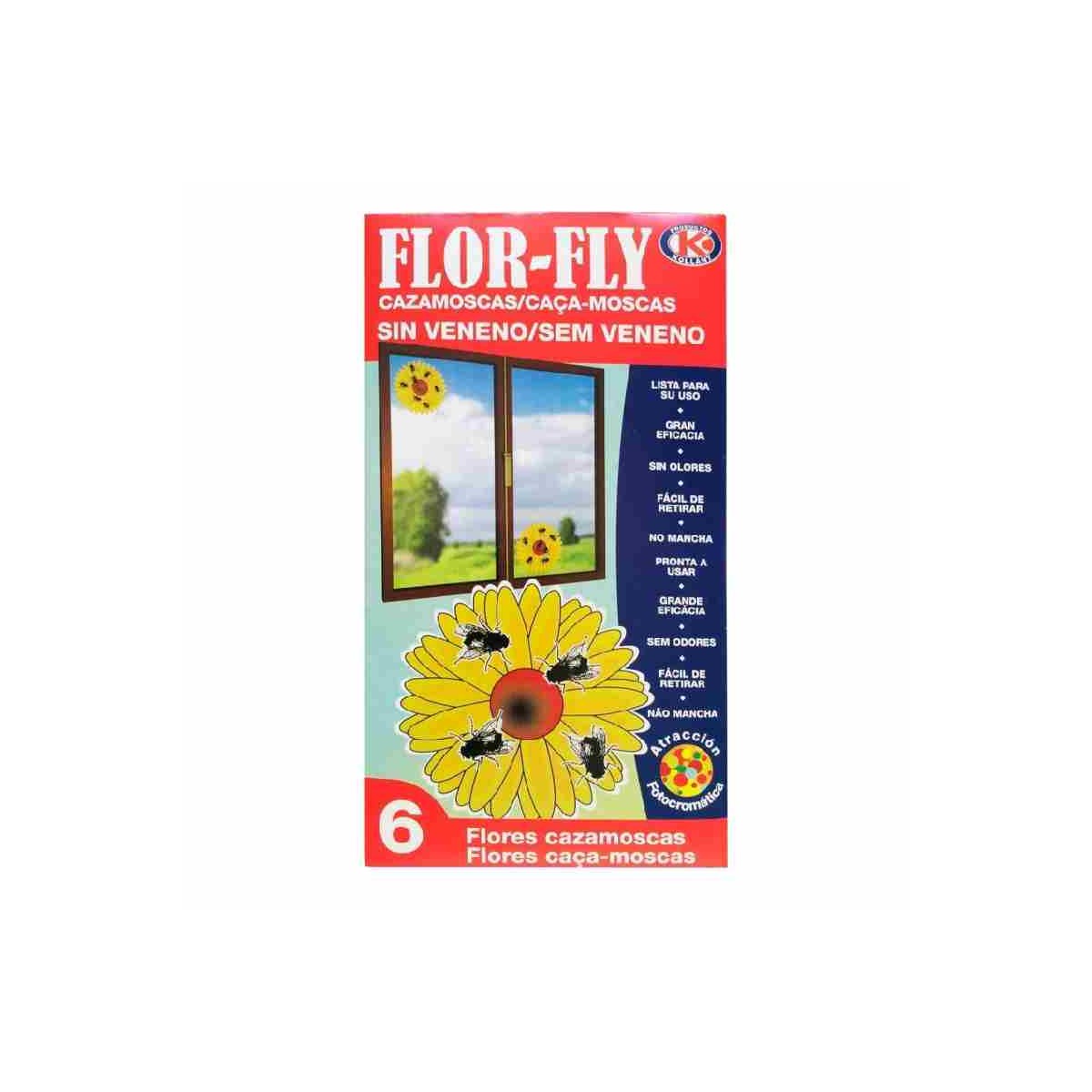 cazamoscas-sin-veneno-flor-fly-6-uds